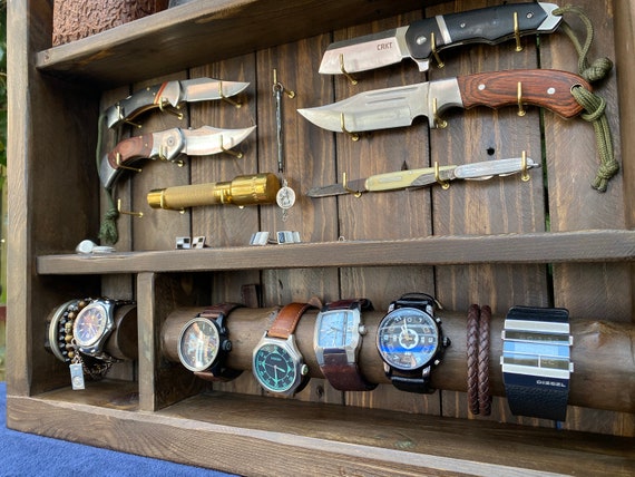 Shelving Unit / Jewellery Organiser / Watch Display / Pocket Knife Display  