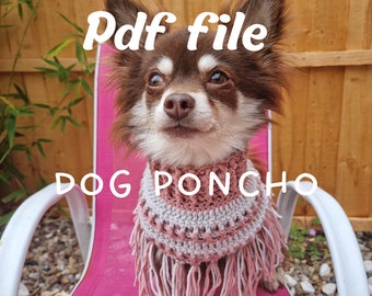 PDF CROCHET PATTERN Chihuahua xxs Sweater Small Dog kitten tiny jumper
