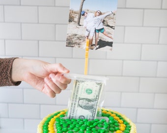Money Cake Kit: DIY Cash Dispenser, Card/Photo Holder Topper