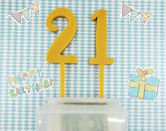 Money Cake Kit: Number Topper & Card Holder, Birthday Anniversary Retirement