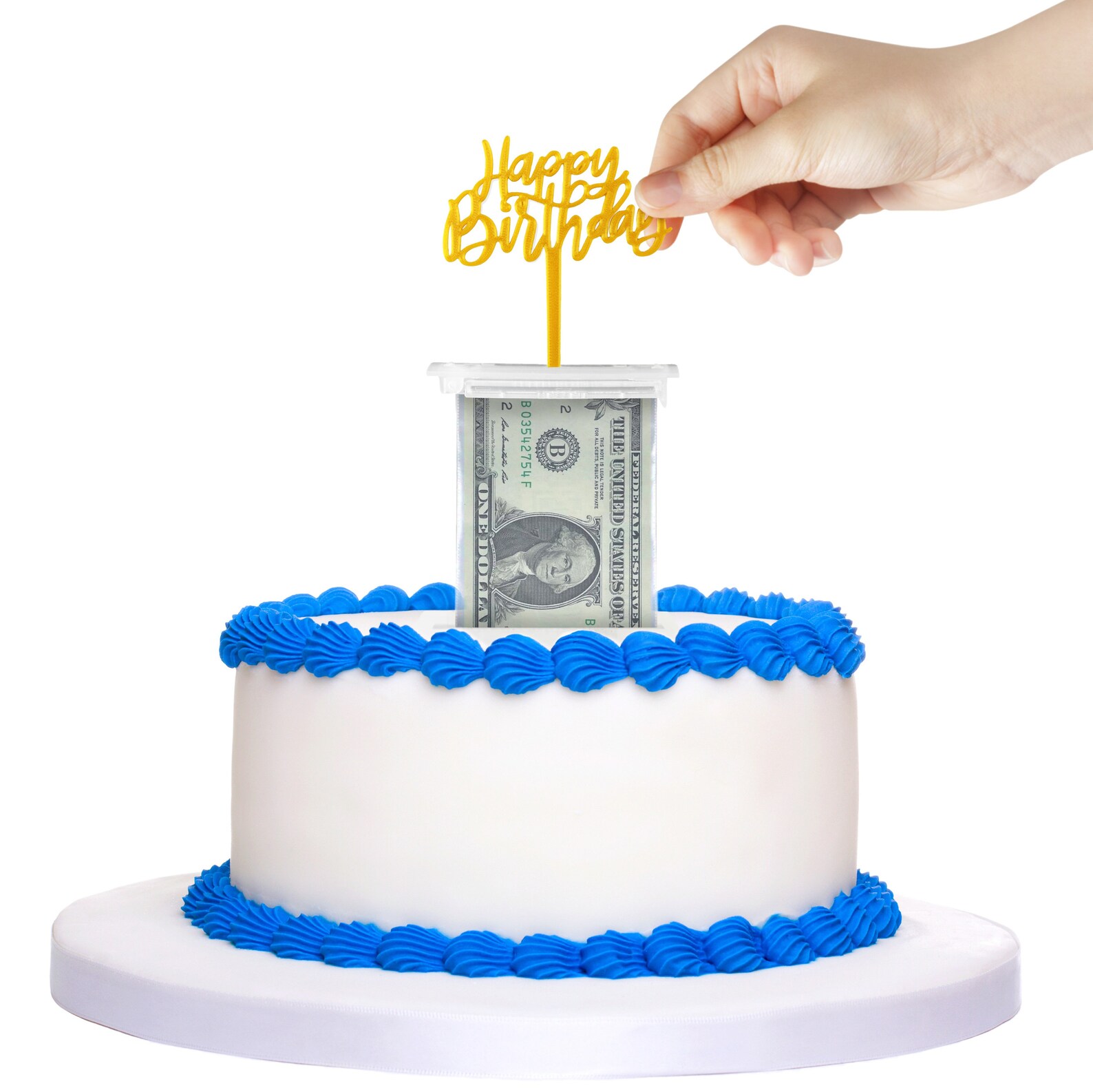 Money Cake Kit With 2 Cake Topper and 2 Plastic Rolls Etsy