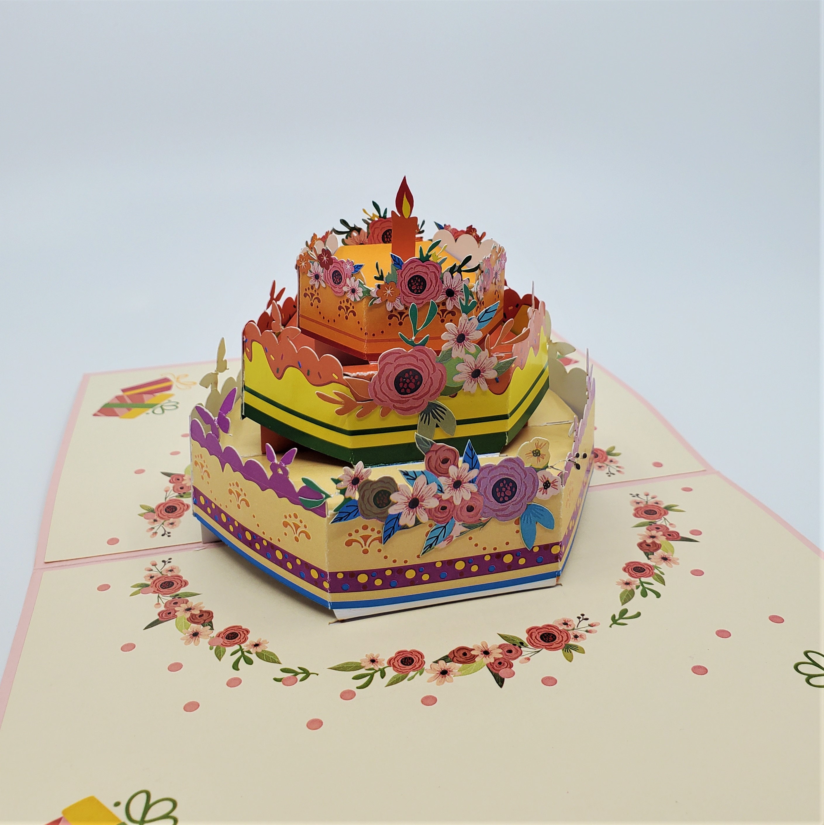 Money Cake Kit with Card Holder Cake Topper Birthday Etsy