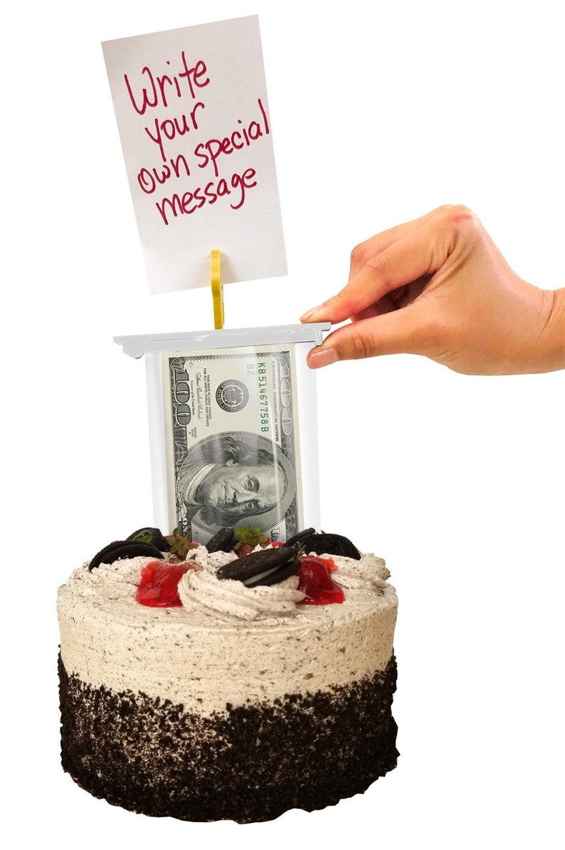 Money Cake Kit With Card Holder Cake Topper Birthday Etsy