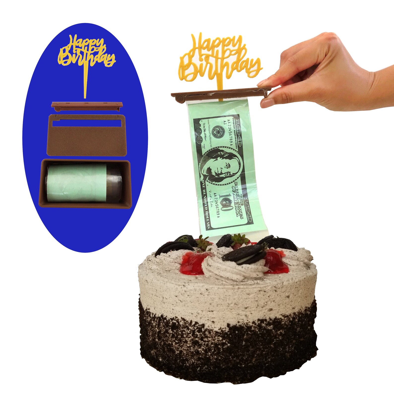 Money Cake Kit Money Dispenser For Cake Birthday Surprise Etsy
