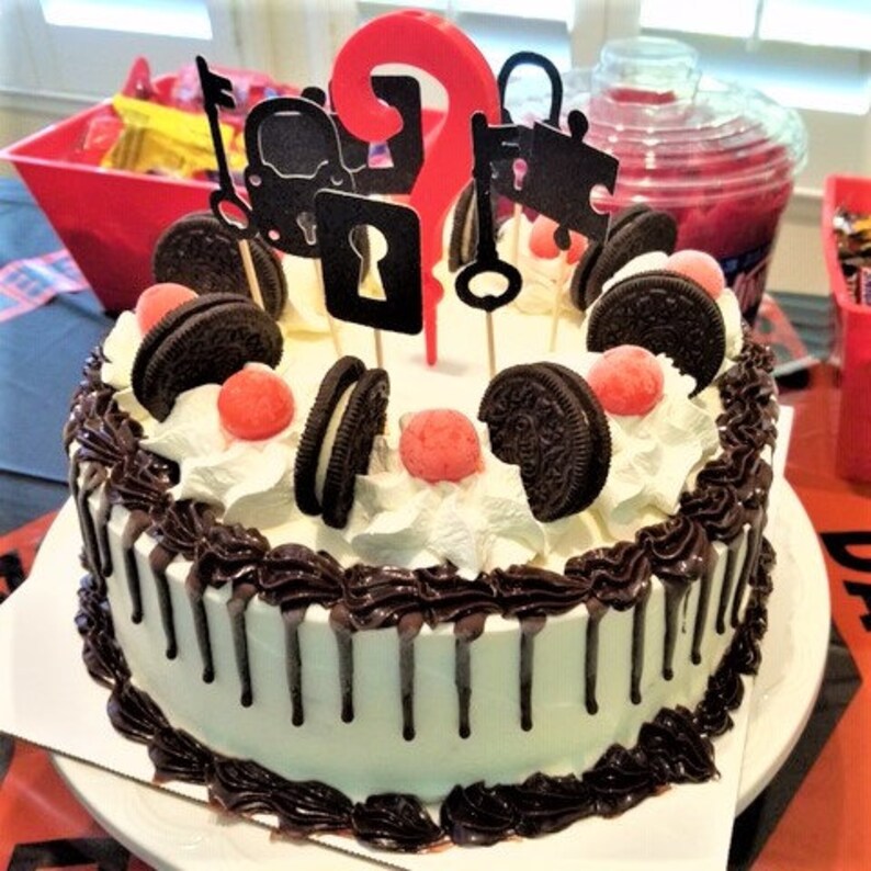 Question Mark Cake Topper Baby Gender Reveal Pop the Etsy