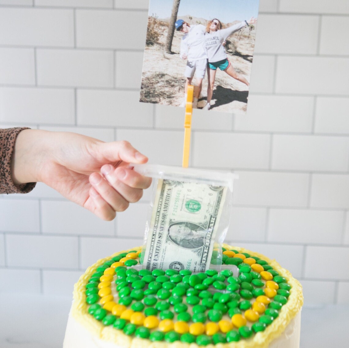 Money Cake Kit With Card Holder Cake Topper Birthday Etsy Canada