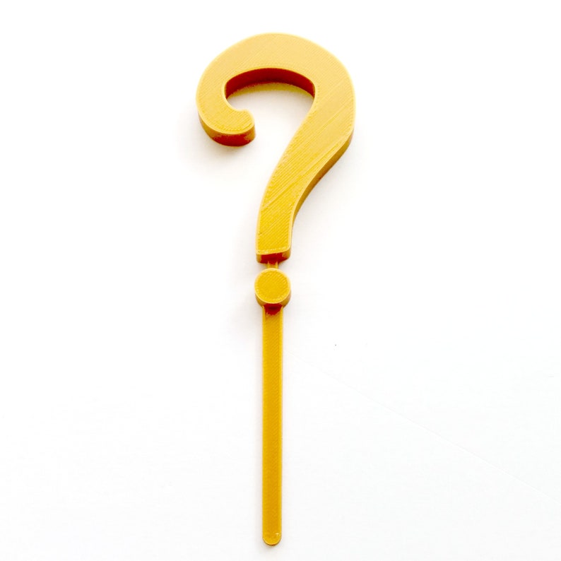 Question Mark Cake Topper Baby Gender Reveal Pop the Etsy