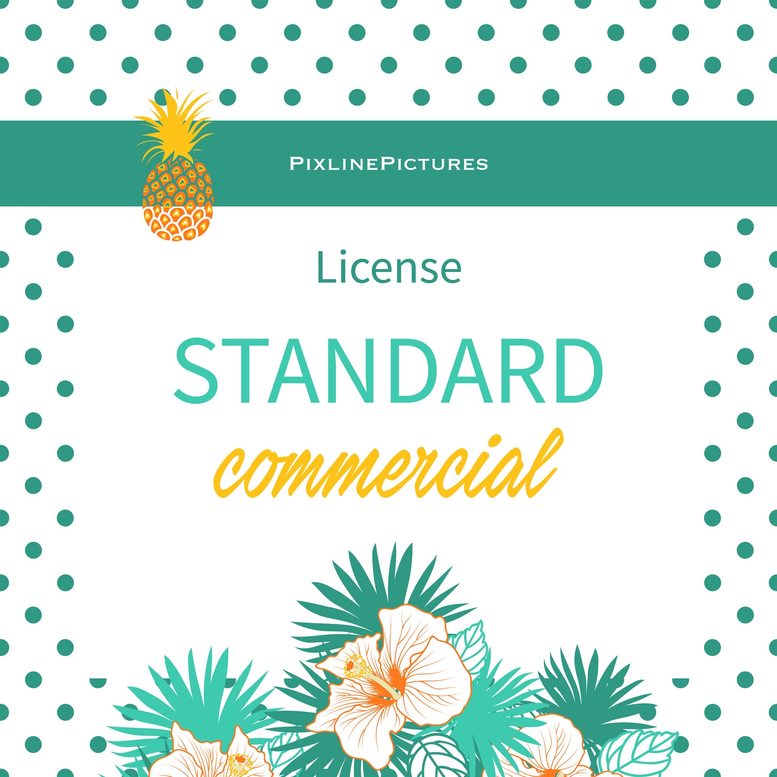 Licence commerciale standard autorisée à créer un produit Etsy