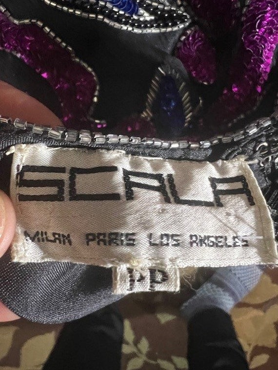 Scale Designer Blouse with Colorful Sequins - image 4