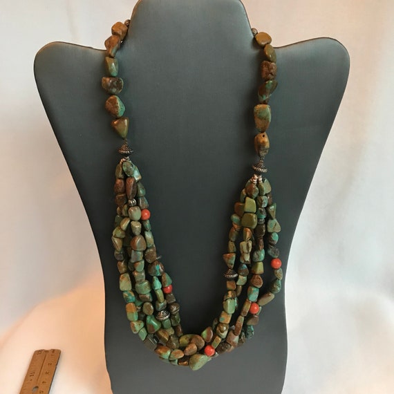 Natural Stone Beaded Necklace