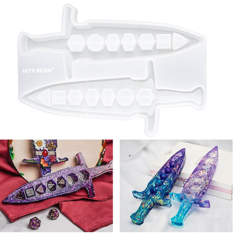 LET'S Resin Dice Box Mold for DND Dices Silicone Box Etsy