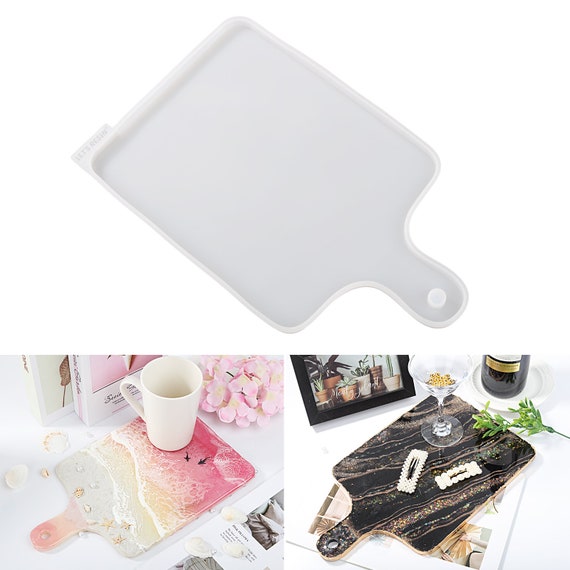 LET'S RESIN Resin Molds, Silicone Tray Molds for Epoxy Resin, DIY Resin  Serving Board, Resin Serving Tray, Great for Home Decoration 