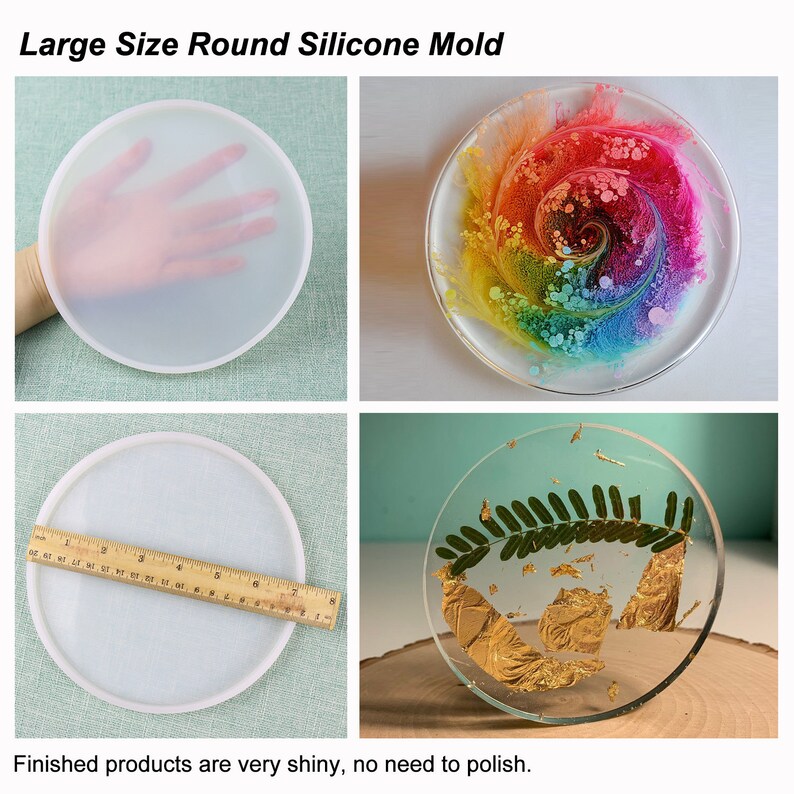 LET'S RESIN Large Resin Molds Shiny Epoxy Resin Molds 3 Etsy
