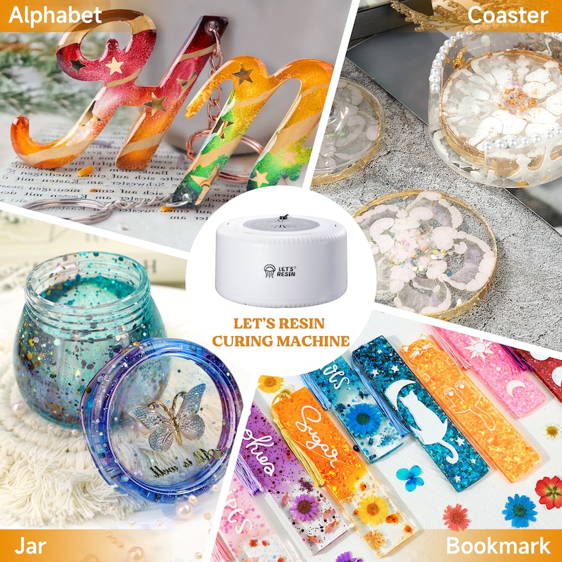 LET'S RESIN Curing Machine for Resin,3 Hours Auto Curing Resin Dryer W