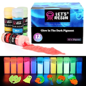 Glow in the Dark Dye, Luminous Colorant, Epoxy Resin Pigment, UV Re, MiniatureSweet, Kawaii Resin Crafts, Decoden Cabochons Supplies