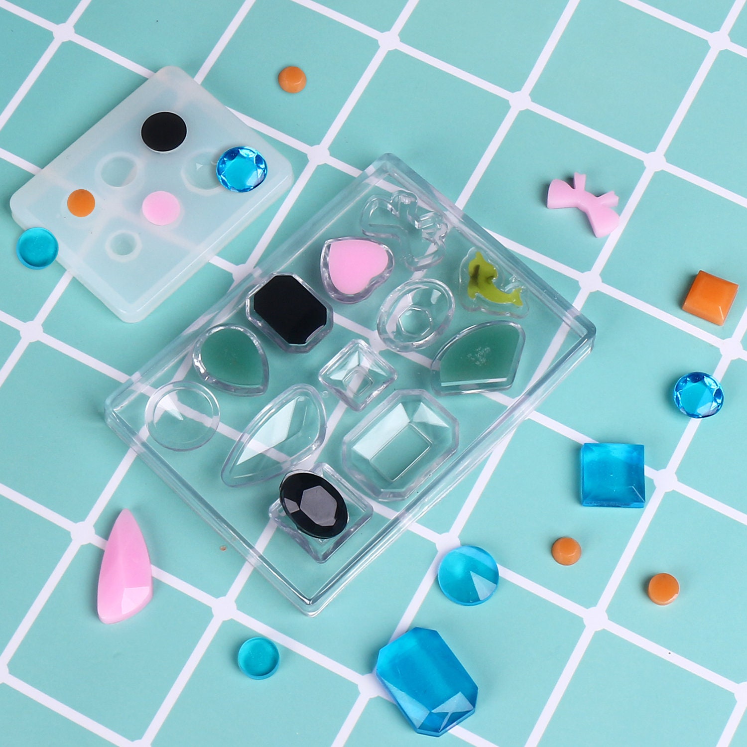 LET'S RESIN 3 Pairs Earring Resin Molds with 2pcs Stud Etsy