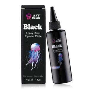 LET'S RESIN Black Epoxy Resin Pigment Paste, 100ml High Concentrated Epoxy Resin Color Pigment for Resin Art