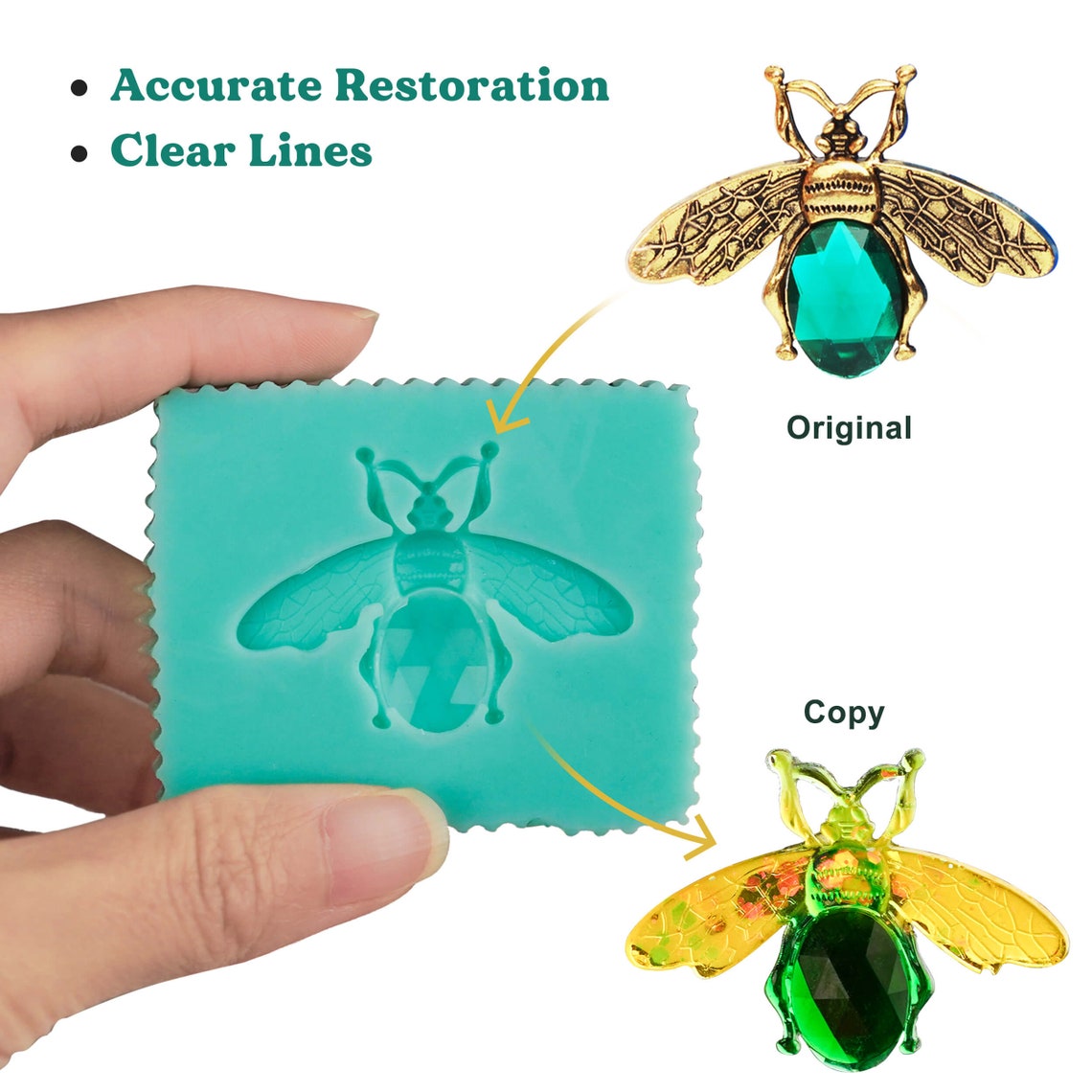 LET'S RESIN Silicone Mold Making Kit 80oz/5lbs Liquid Etsy