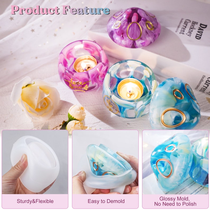 LET'S RESIN Jar Resin Molds Silicone Mushroom Resin Jar Etsy