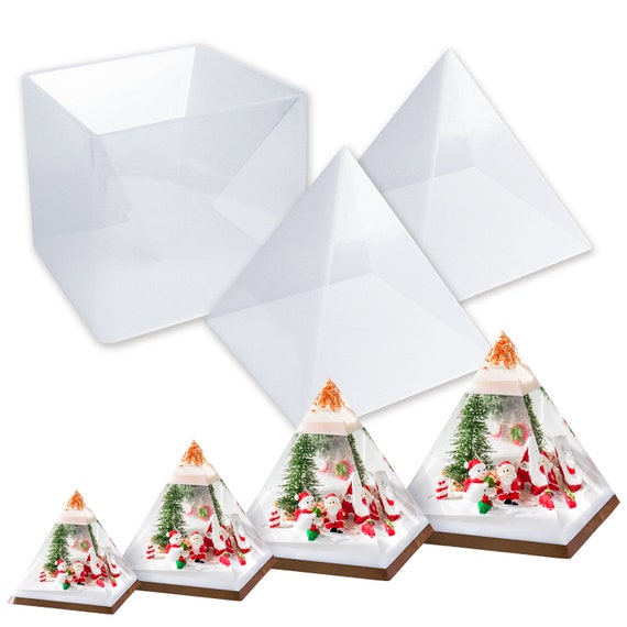 LET'S RESIN Pyramid Molds for Resin,large Silicone Pyramid Molds