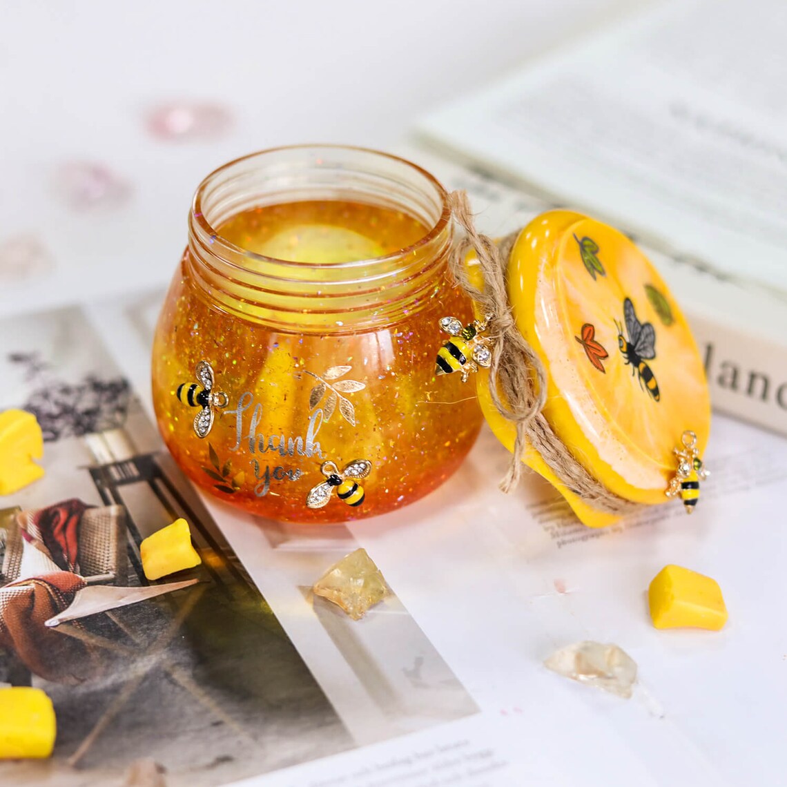 LET'S RESIN Jar Molds with LidResin Pudding Silicone Mold Etsy