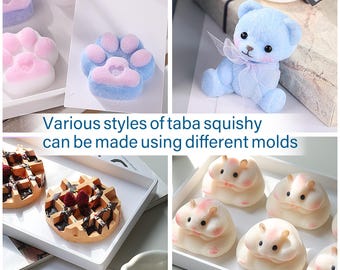LET'S RESIN Silikonformen Für Squishys – 4-teilige Küken-Form Für Harzguss & DIY-Entspannung