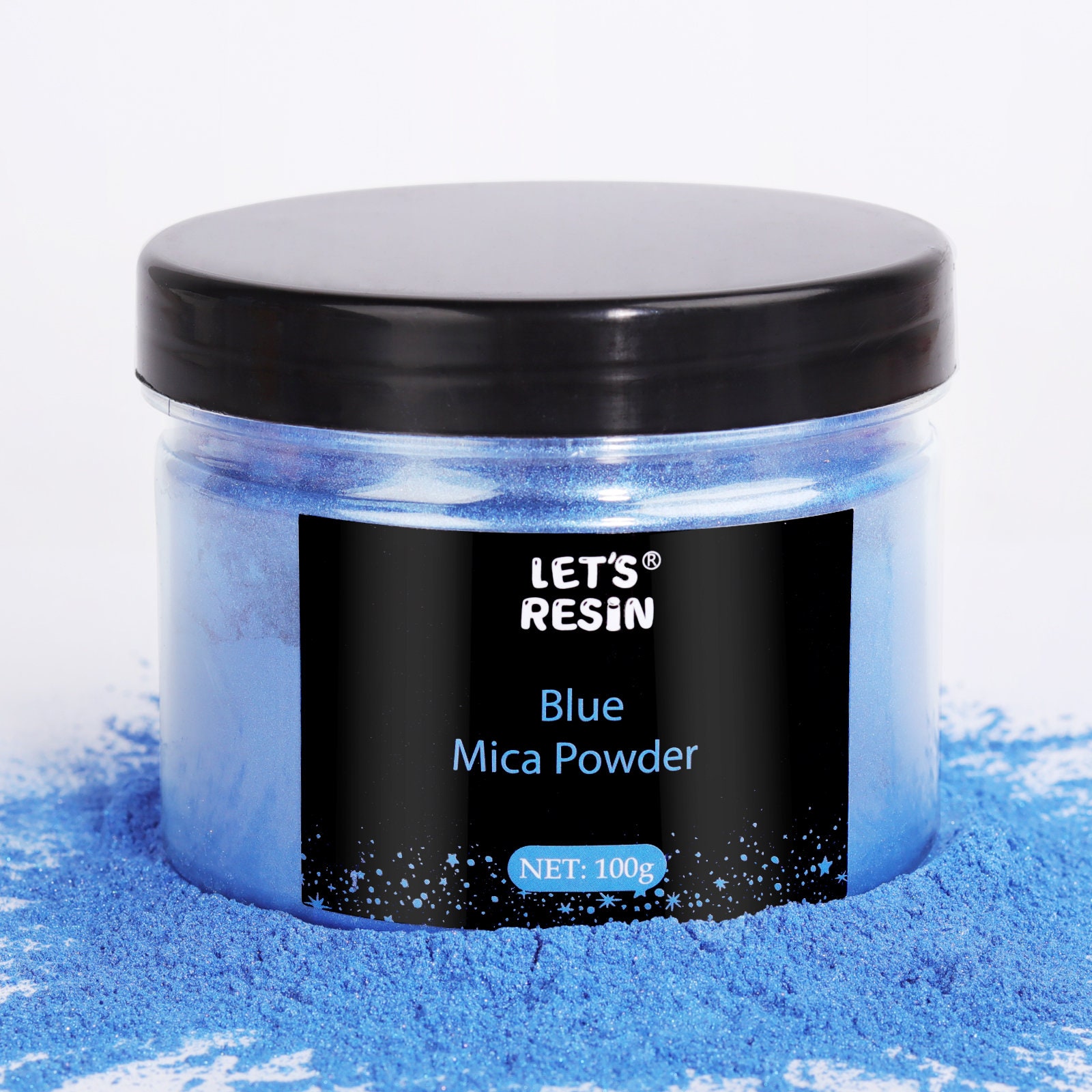 LET'S RESIN Blue Mica Powder 3.5OZ/100G Massive Resin Etsy
