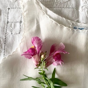Vintage Pemae White Cotton Sleeveless Scalloped Edge Baby Girl Slip Dress,Shabby Rustic Cottage Farmhouse,Made in Philippines,Gift under 30