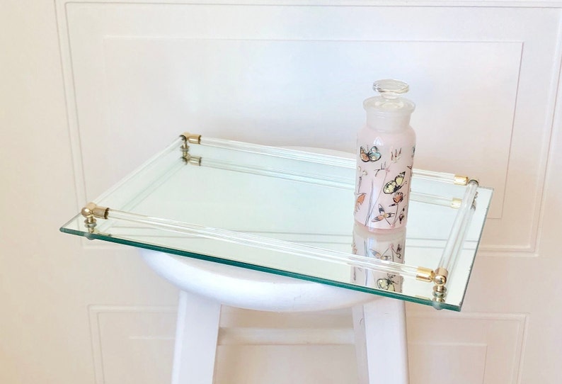 Vintage Mirrorvanity Traydresser Mirrortray Mirrortwo Etsy