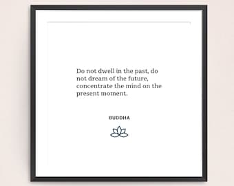 Buddha, Buddha Quotes, Buddha Wall Art, Inspiring Quote Print, Inspiring Quote Wall Art, Inspirational Quote, Motivational Poster Minimalist