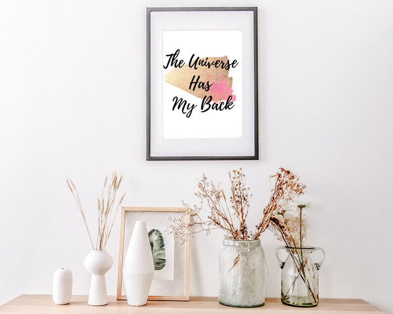 Inspirational Quote, Positive Quote Gift, Inspiring Wall Art, Positive Quote Prints, Dorm Decor, Motivational Wall Art Print, LOA image 5