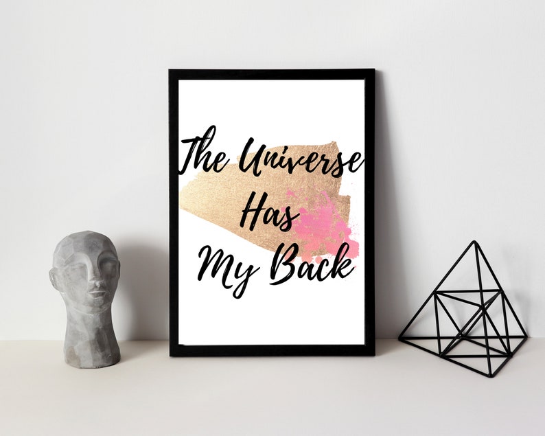 Inspirational Quote, Positive Quote Gift, Inspiring Wall Art, Positive Quote Prints, Dorm Decor, Motivational Wall Art Print, LOA image 4