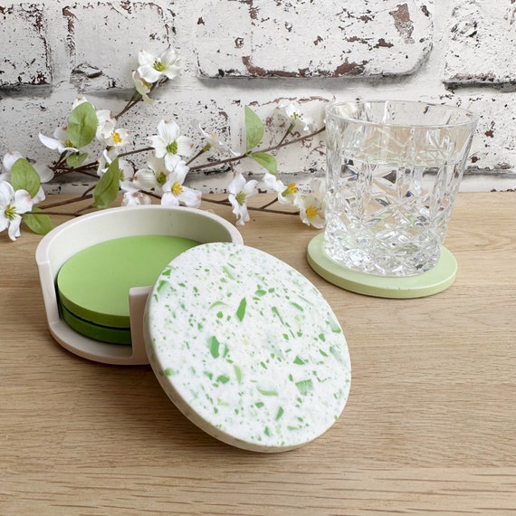 Make Yourself Modern Jesmonite Coasters - Eco-Friendly and