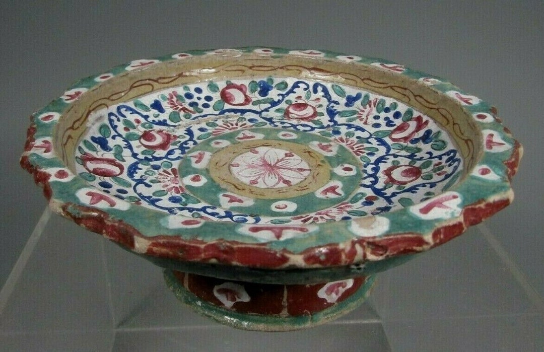 China Chinese Porcelain Bencharong Tazza Altar Dish Thai Market Ca. 18 ...