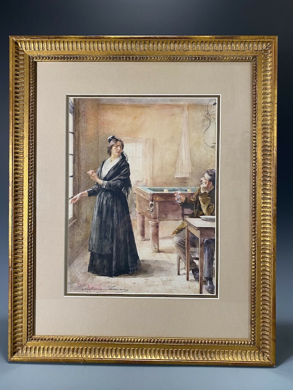 Sold At Auction Kermit Oliver, Kermit Oliver Watercolor