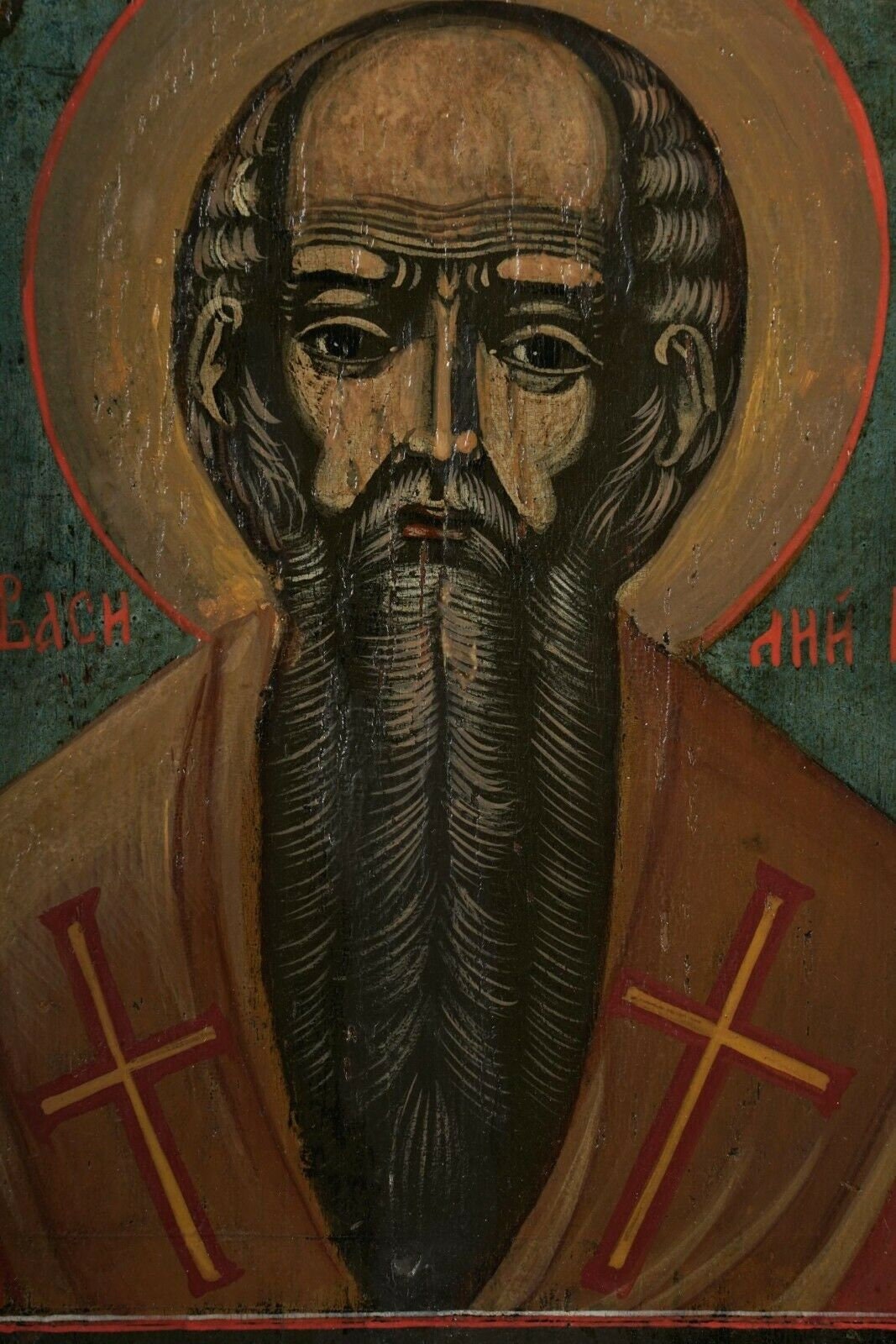 ロシア正教のイコン 手彫り ロシア正教のイコン 手彫り ロシア正教のイコン☆聖女リヤ像25−32 -