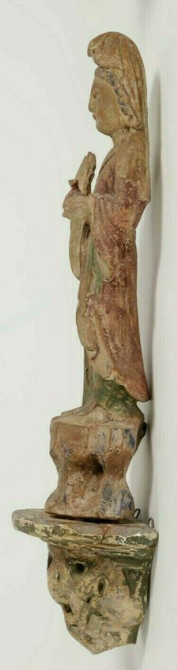 中国製の木彫りの神々の像2体（19世紀頃） - Etsy 日本
