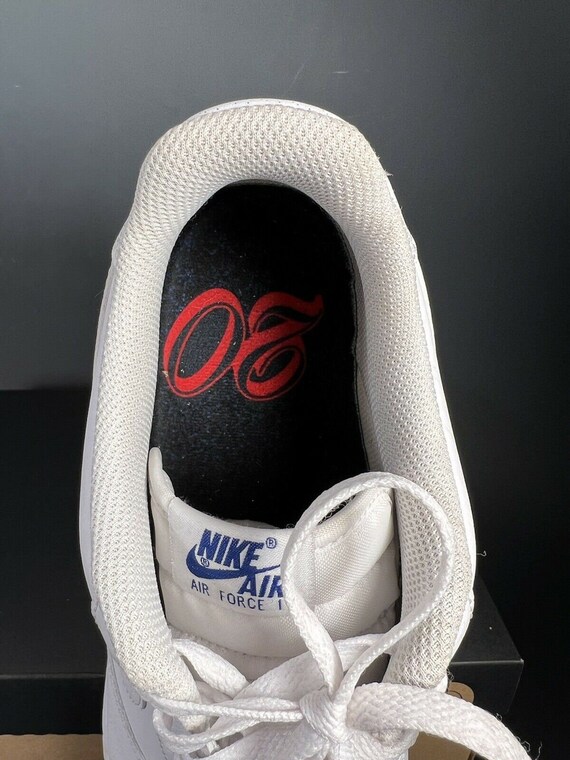 RARE Nike Air Force 1 Low white leather NBA Paris… - image 5