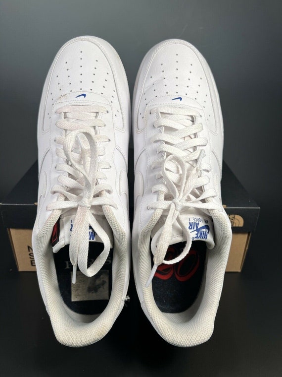 RARE Nike Air Force 1 Low white leather NBA Paris… - image 2