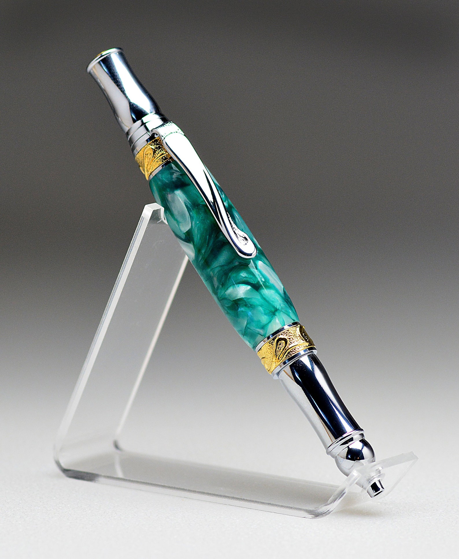 Gold and Chrome Shimmering Tide Pen Etsy