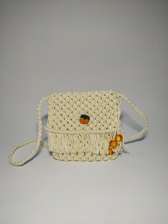 macrame small bag