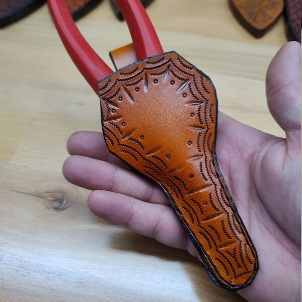 Funda para tijeras de podar de punta fina - Deco 2 en Saddle Tan