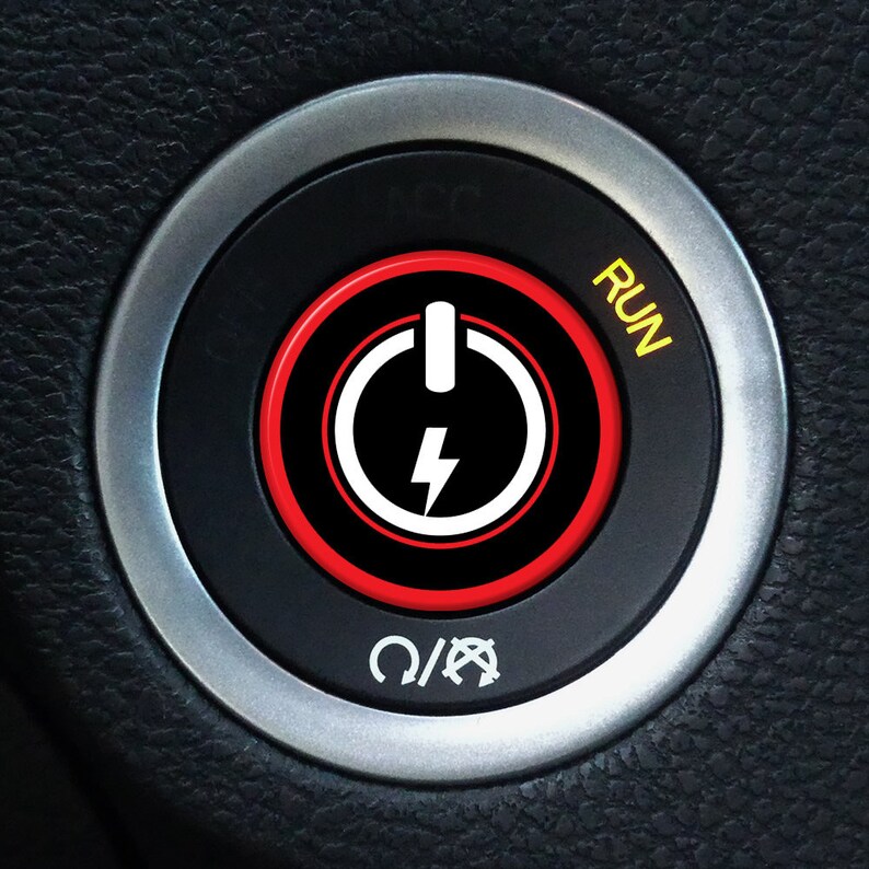 Push Button Ignition Start Stop Overlay Fits Dodge Etsy