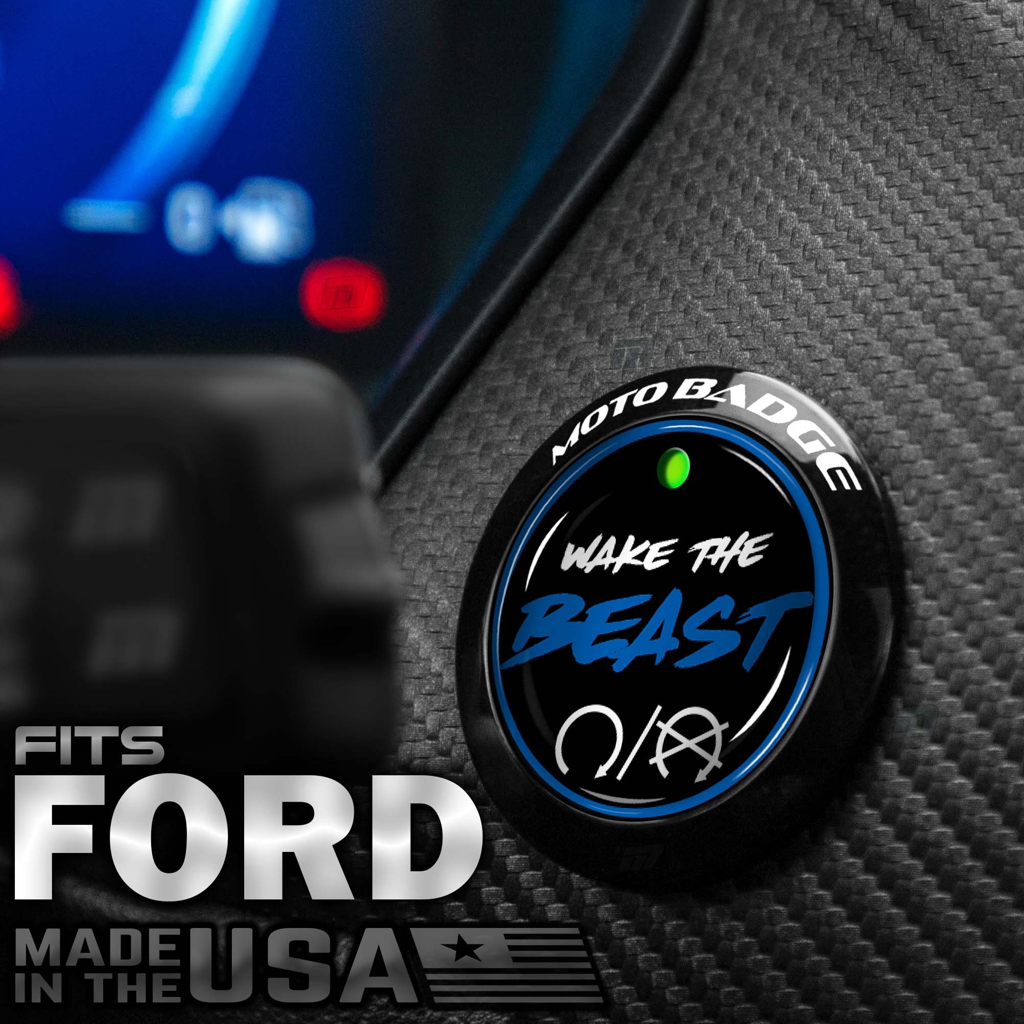 Wake the Beast Startknopf Abdeckung Passend für Ford Ranger Focus F150  Forscher Super Duty - .de