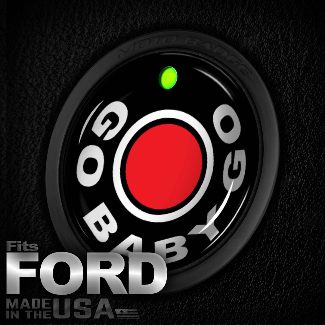 GO Baby GO Start Button Cover Fits Ford Ranger Focus F150 Navigator ...