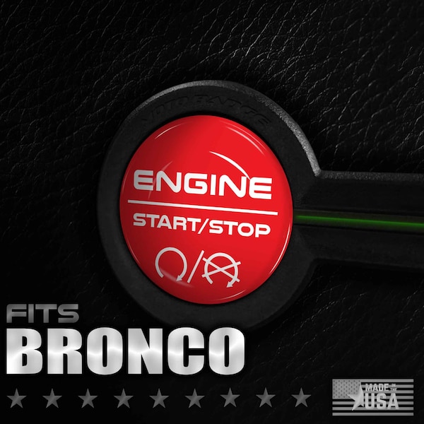 Push Button Start Cover Ford Bronco Etsy