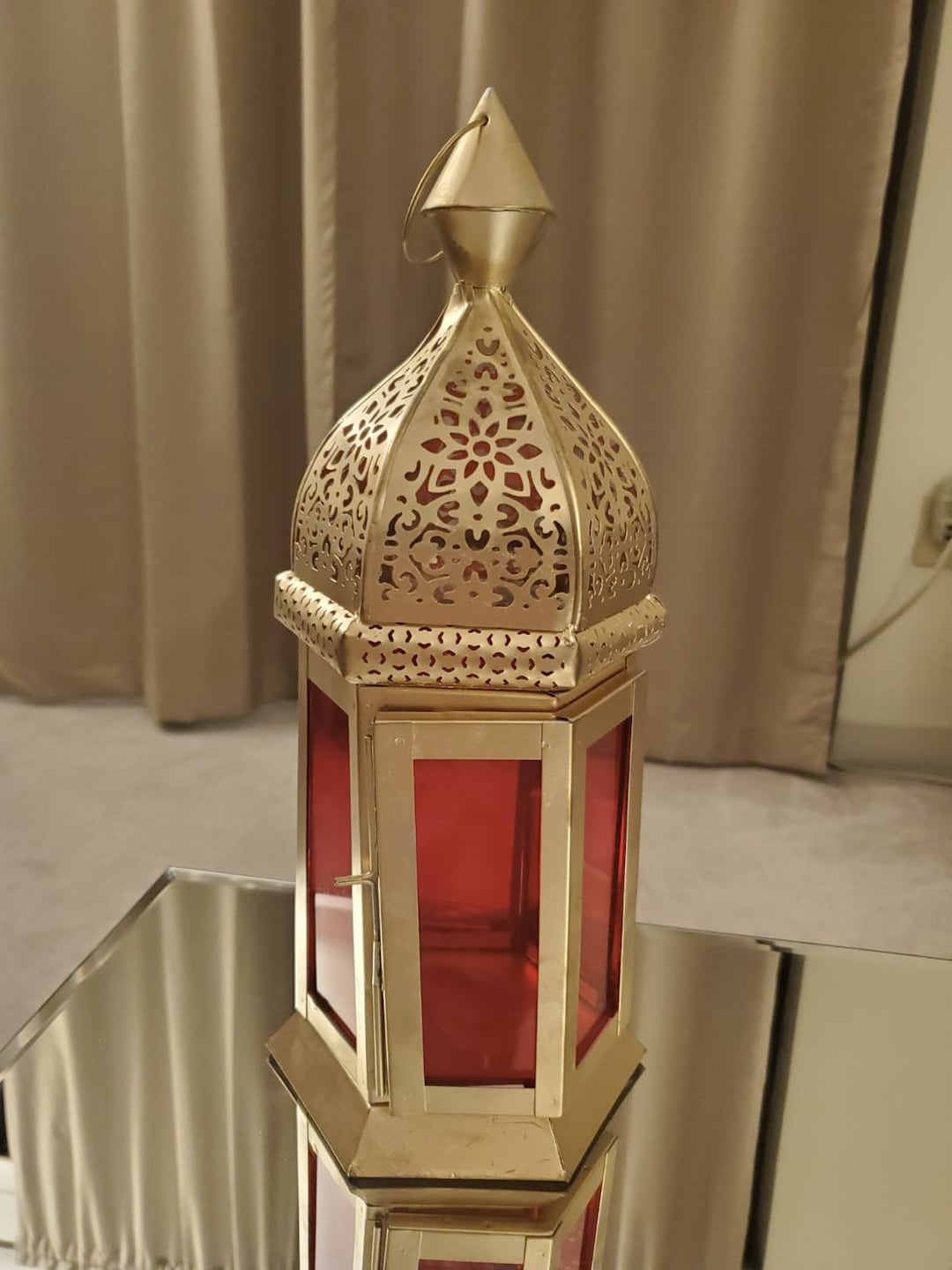 ビンテージ Mughal Style ムガル様式 真鍮製ランプ フロアー照明 il_1080xN.2047574067_ru6l.jpg