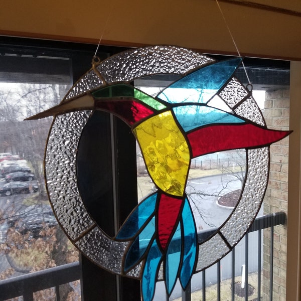 STAINED GLASS Sun Catchers - Kingfisher