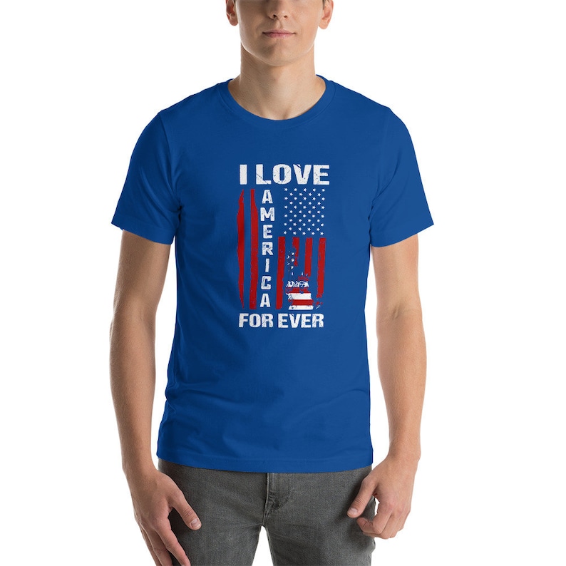 America Forever T-shirt Unisex Jersey Short Sleeve Tee