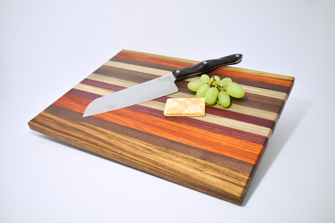 Homemade Exotic Wood Cutting Board Etsy